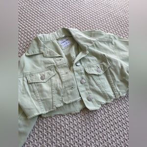 NWT -  Denim Cropped Jacket